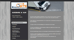 Desktop Screenshot of gts-transporte.de